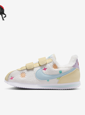Nike/耐克正品2025秋季款小童日常低帮魔术贴休闲鞋IQ7668-141