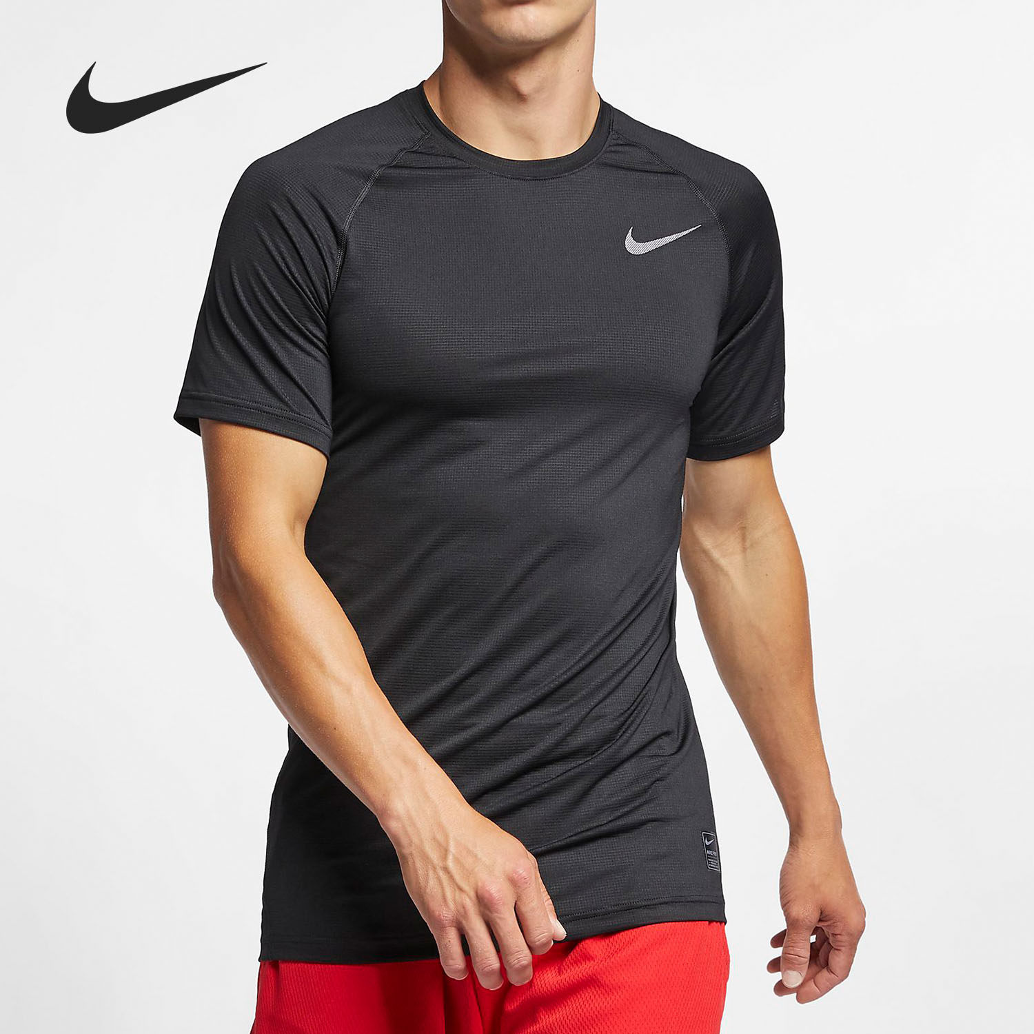 Nike/耐克正品 BREATHE PRO 男子短袖训练上衣紧身衣 AO1804