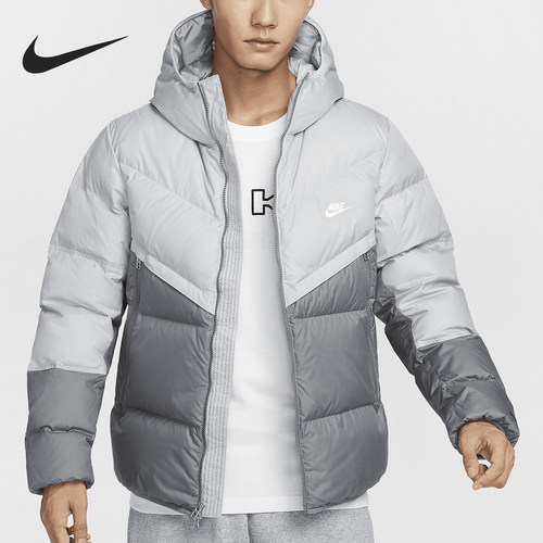 Nike/耐克正品当季新款男士保暖拼接羽绒服DV1132-077