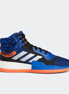 Adidas/阿迪达斯正品秋冬新款男士绑带缓震高帮篮球鞋G27738