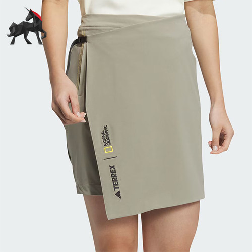 Adidas/阿迪达斯正品新款女士户外运动休闲时尚裤裙IS9530