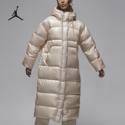 Nike/耐克正品JORDAN女士长款过膝抗寒保暖羽绒服FV7144-203