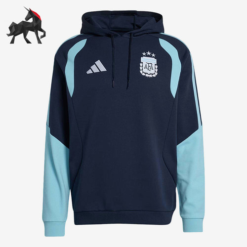 Adidas/阿迪达斯正品阿根廷训练连帽套头经典卫衣连帽卫衣JY9523