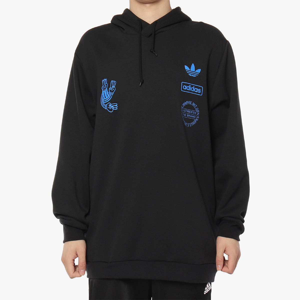 阿迪达斯男休闲运动卫衣套头衫