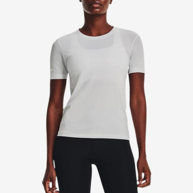 UA/安德玛正品夏季女士简约修身运动训练户外短袖T恤1375698-006