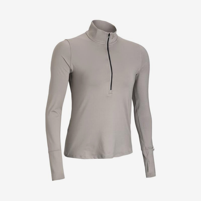 UA/安德玛正品新款女士休闲半拉链经典跑步长袖T恤1379349-203