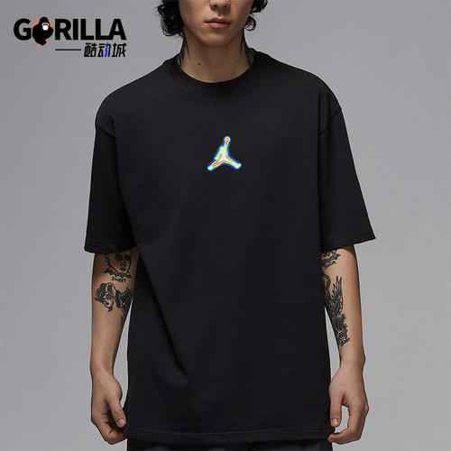 Nike/耐克正品JORDAN男士针织休闲宽松透气经典短袖IF0620-010