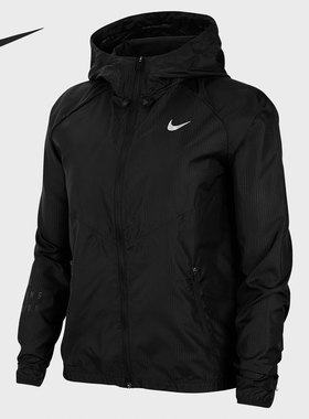 Nike/耐克官方正品当季女子连帽梭织运动外套夹克CZ2834-010