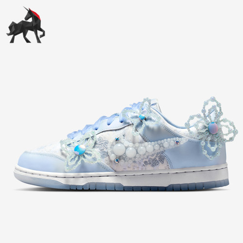 Nike/耐克正品 Dunk Low女士运动时尚花卉轻便休闲板鞋HV8575-100