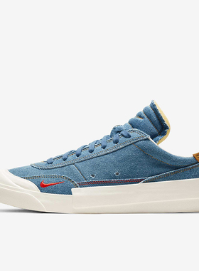 Nike/耐克正品运动男士低帮防滑牛仔时尚休闲板鞋CW6213-461