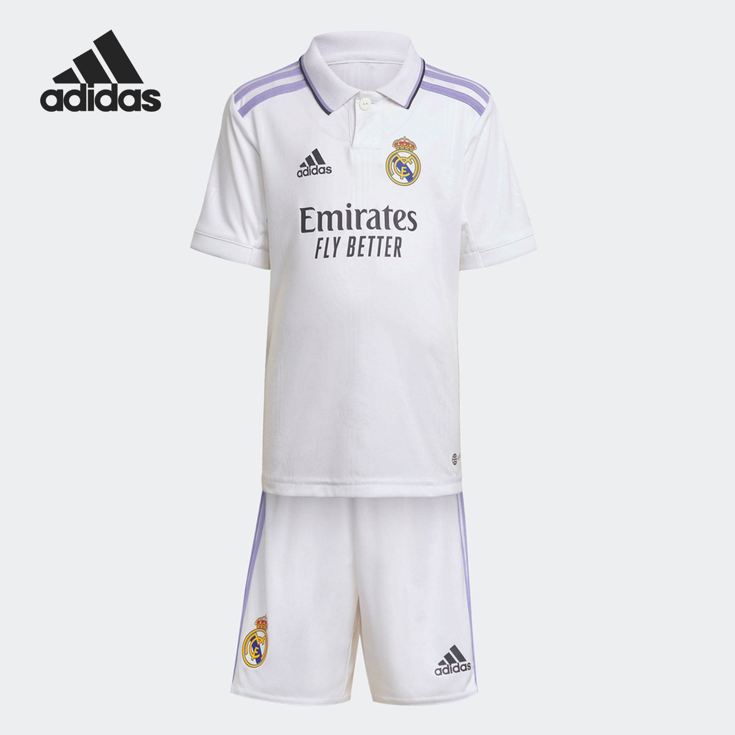 Adidas/阿迪达斯官方正品新款儿童运动休闲22-23足球服套装HA2667