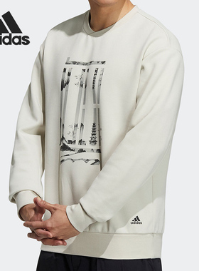 Adidas/阿迪达斯正品休闲男子时尚透气运动潮流卫衣H39300