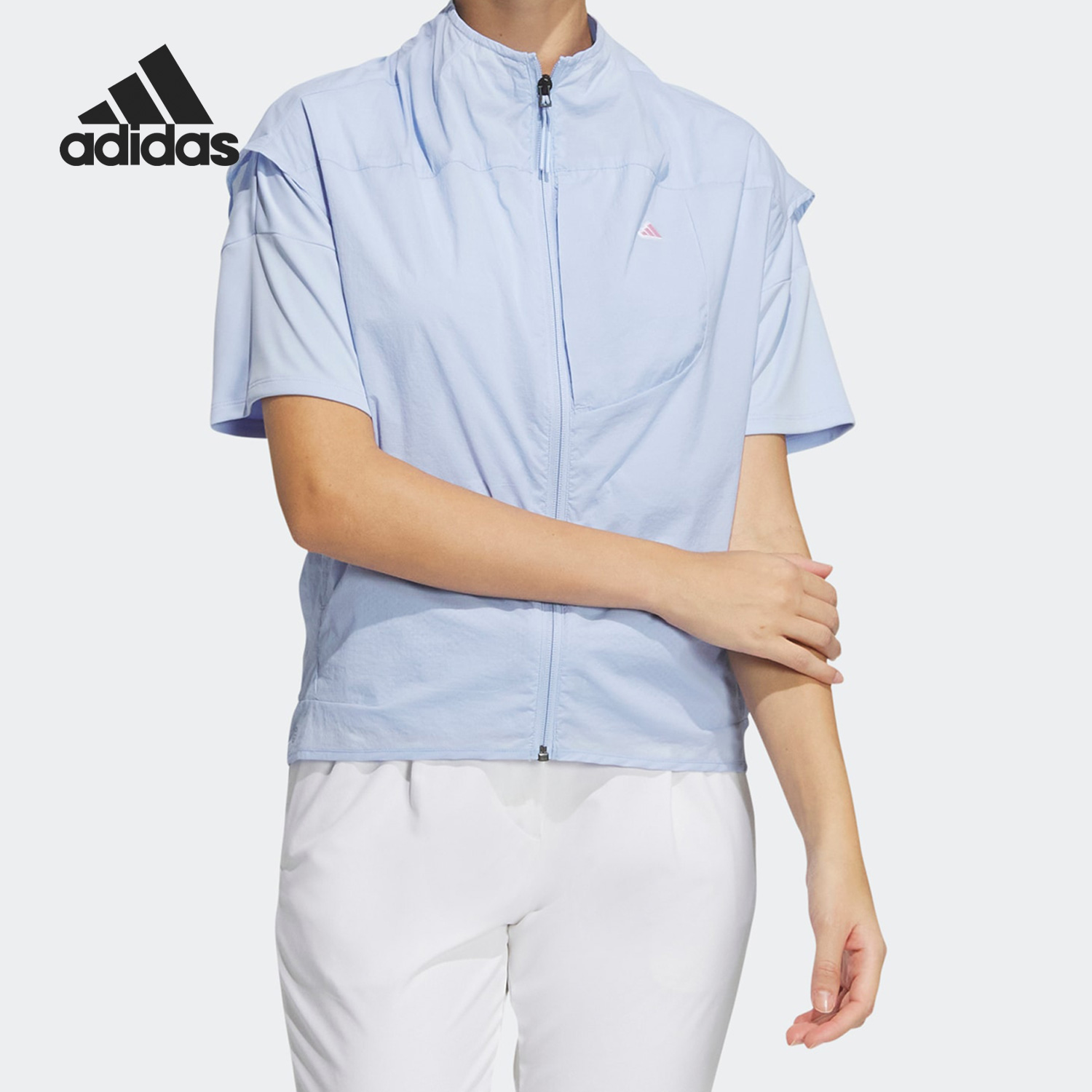 阿迪达斯正品女子运动单马甲