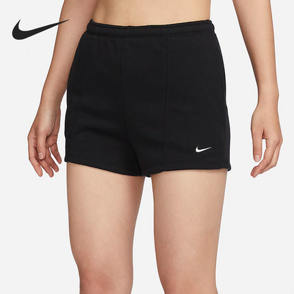 Nike/耐克官方正品2024年新款女士运动休闲针织短裤FN2456-010