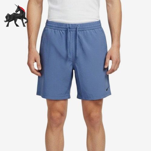 Nike/耐克正品男士经典运动LOGO图案系带休闲短裤DV9858-459
