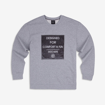 斯凯奇男子运动套头卫衣