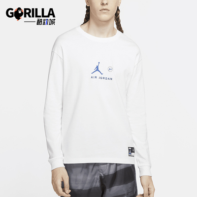 耐克男士圆领宽松长袖T恤