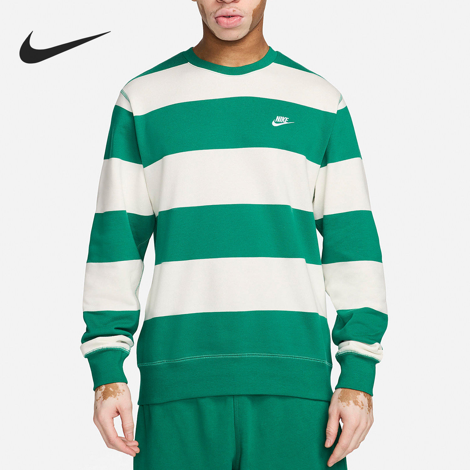 Nike/耐克正品新款男士运动休闲圆领针织套头卫衣FN3107-365,运动服/休闲服装,运动卫衣/套头衫,淘宝优惠券,粉丝福利购,淘宝优惠卷