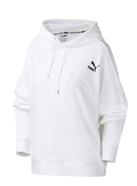 PUMA/彪马正品春季新款女子 TFS 休闲印花连帽卫衣 597447