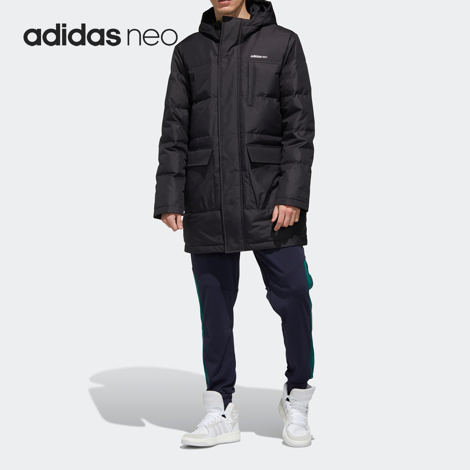 男子休闲运动羽绒服阿迪达斯