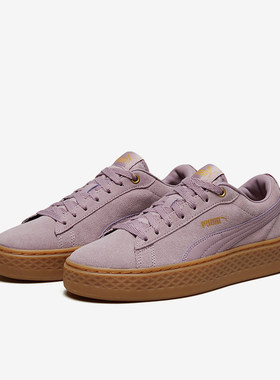 Puma/彪马正品春季女士翻毛皮耐磨休闲运动低帮板鞋366928-05