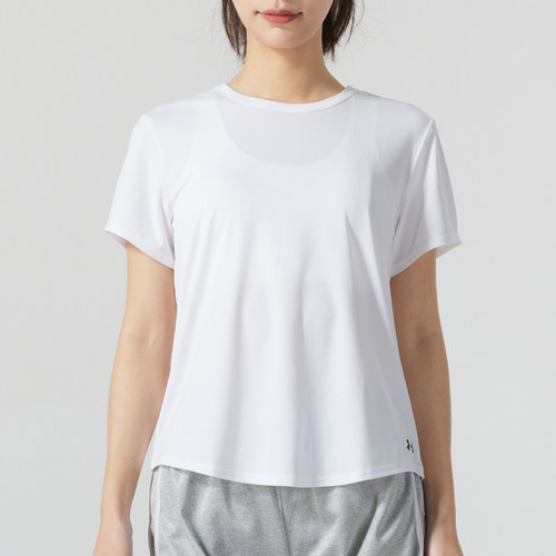 UA/安德玛正品Vanish Elite女子纯色运动休闲短袖T恤1389868-100
