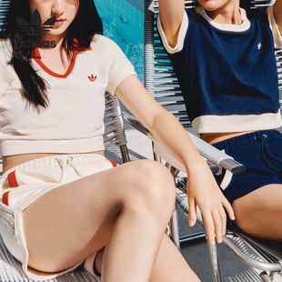 Adidas/阿迪达斯正品三叶草NOTITLE联名款女子运动短裤IN1072