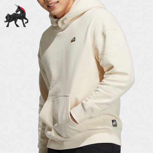 阿迪达斯男女连帽套头卫衣