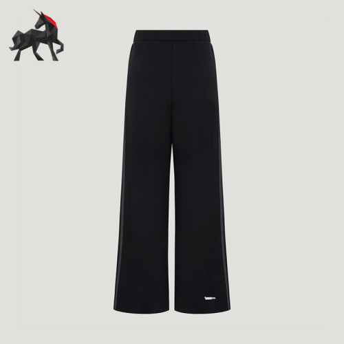Adidas/阿迪达斯正品三叶草女士系带舒适中腰运动长裤LD8345