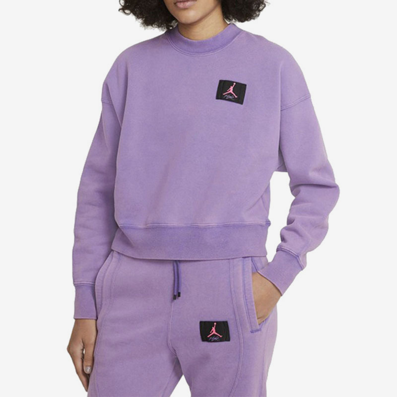 耐克正品女圆领宽松训练套头卫衣