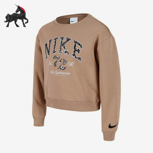 Nike/耐克正品2025冬季款小童日常圆领套头卫衣NY2442103PS-002