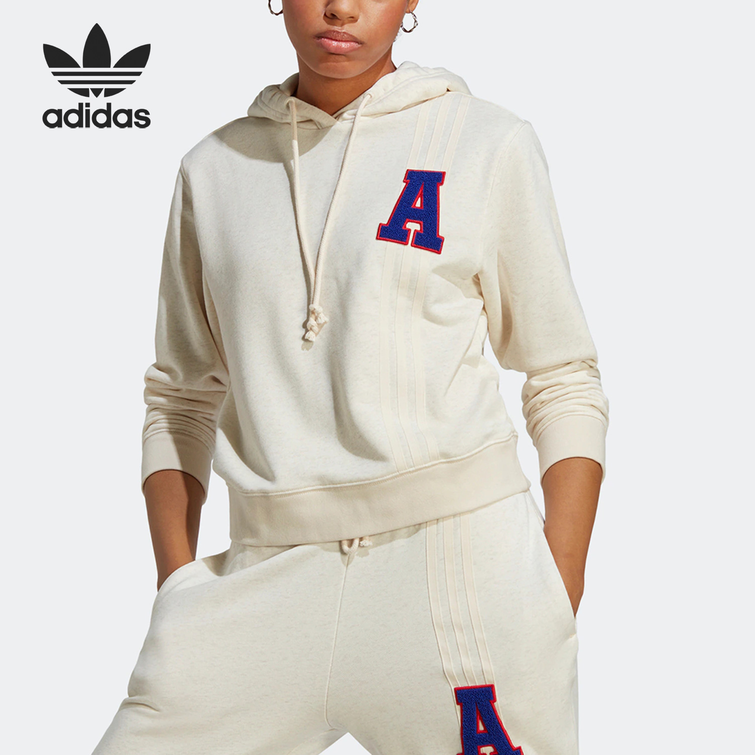 Adidas/阿迪达斯女子连帽卫衣