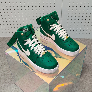 Nike/耐克官方正品Air Force 1女子运动高帮休闲板鞋DQ7584-300