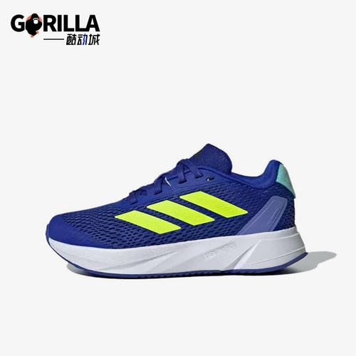Adidas/阿迪达斯正品DURAMOSL儿童蓝黄色经典网面鞋跑步鞋ID9128