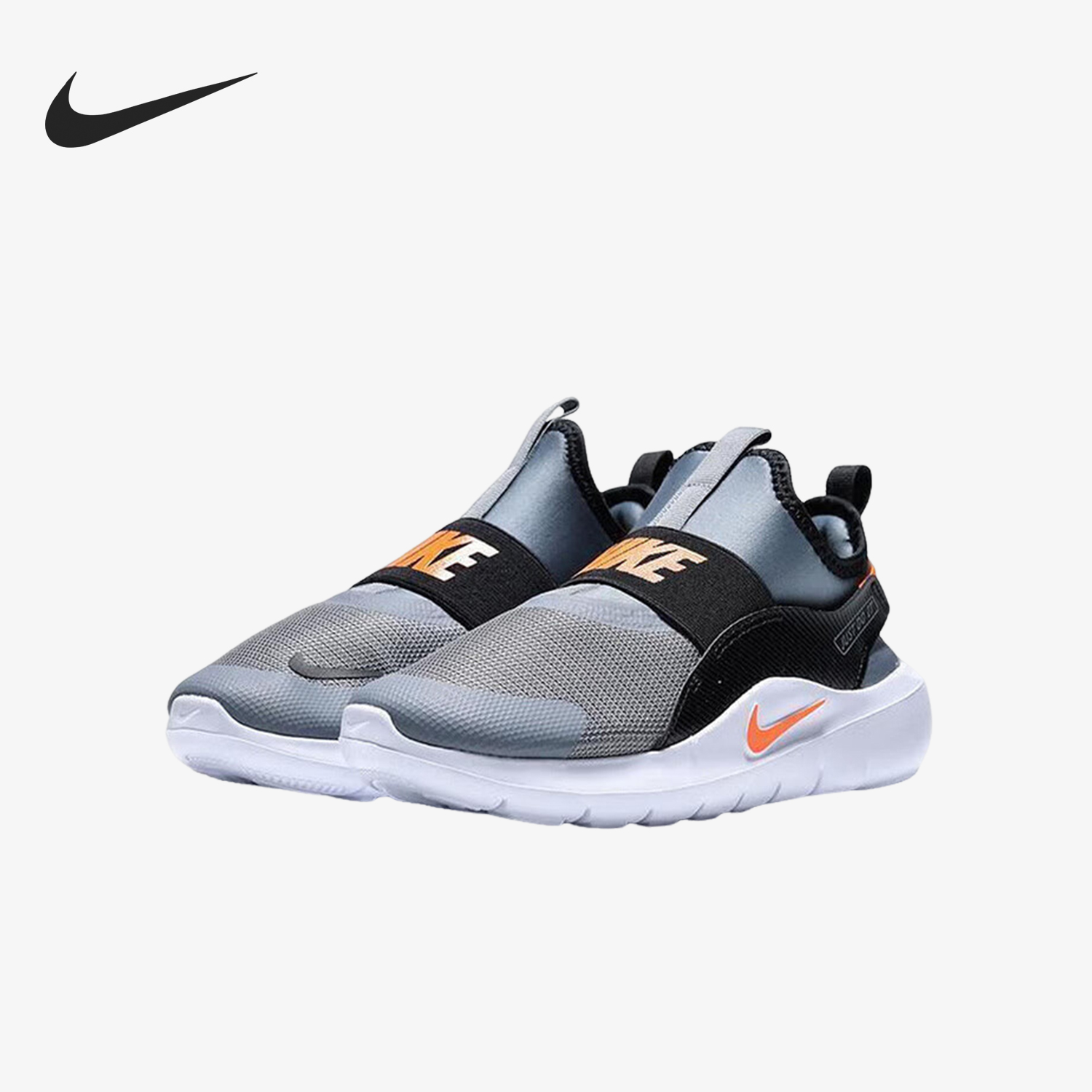 Nike/耐克正品FLEX RUNNER 4小童耐磨一脚蹬运动跑步鞋IF2894-005