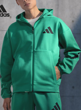 Adidas/阿迪达斯官方正品M Z N E  FZ男士多巴胺时尚外套JD6441