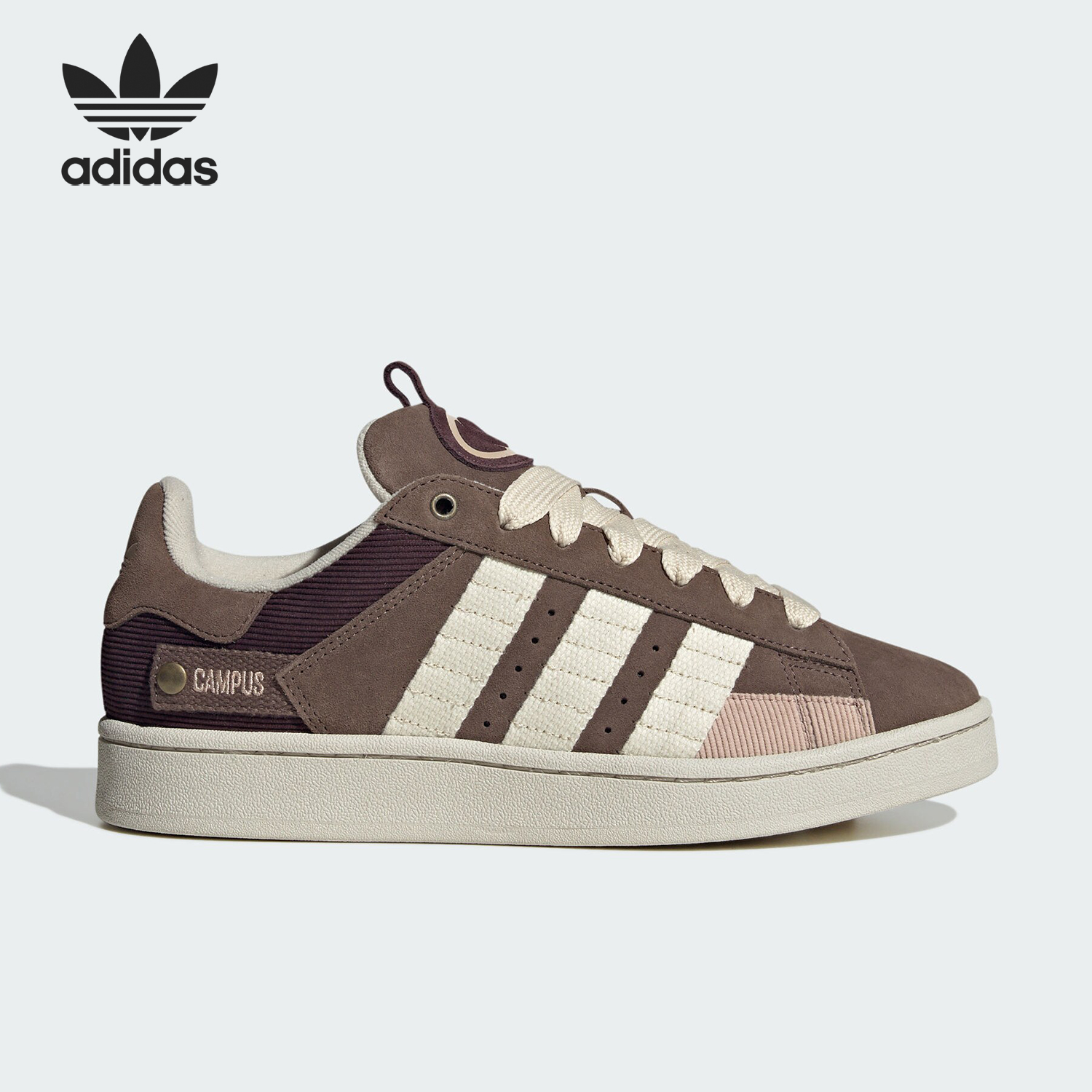 Adidas/阿迪达斯官方正品三叶草男女低帮拼色耐磨运动板鞋IF4339