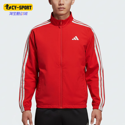 Adidas/阿迪达斯正品2026男士立领梭织加绒经典夹克外套KR2519