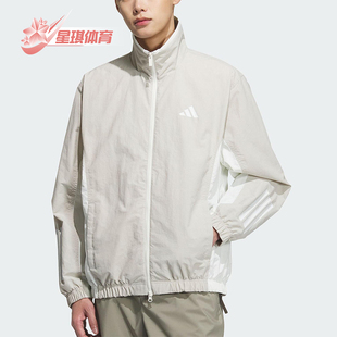 经典 Adidas JACKET男士 WOVEN 梭织立领外套KC3921 阿迪达斯正品