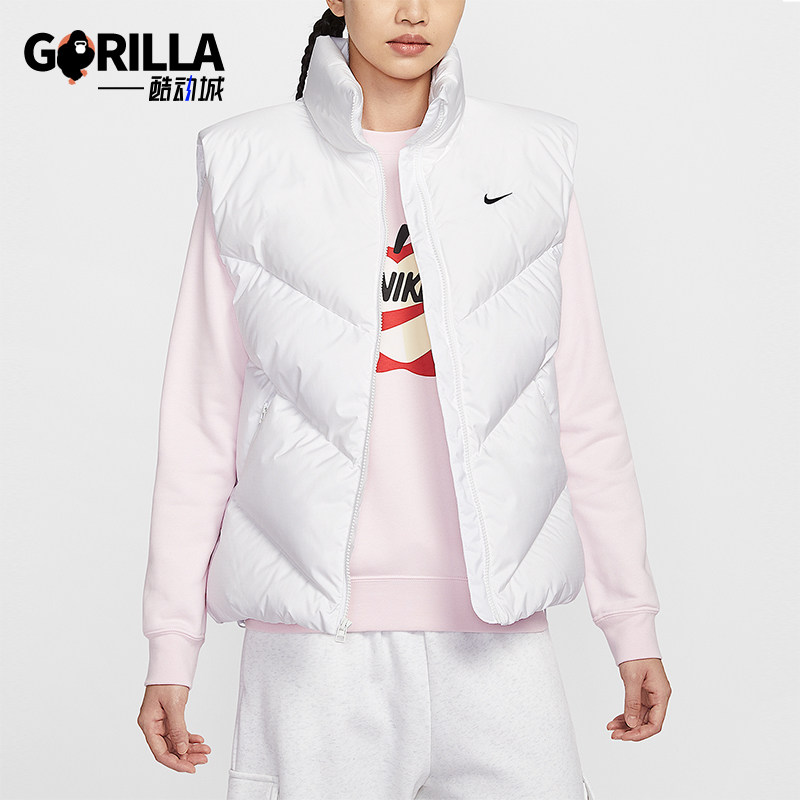 Nike/耐克正品Sportswear Windpuffer女士保暖羽绒马甲HV5238-100