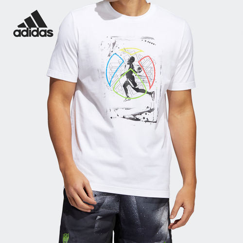 Adidas/阿迪达斯男子运动T恤
