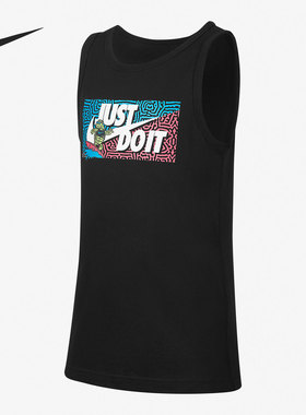 Nike/耐克正品SPORTSWEAR夏季大童运动无袖背心DQ3878-010