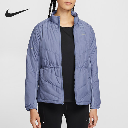 Nike/耐克正品冬季女士立领跑步运动反光保暖棉服HV2745-499