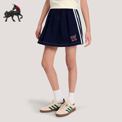 Adidas/阿迪达斯正品三叶草大童宽松经典休闲时尚梭织裙裤KG3324