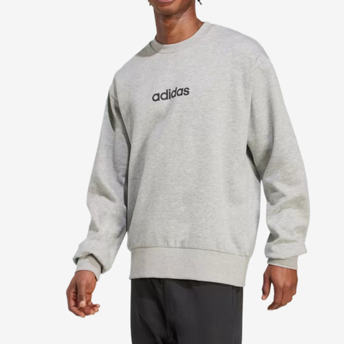 Adidas/阿迪达斯正品ESSENTIALS Linear男士经典加绒卫衣JX5715