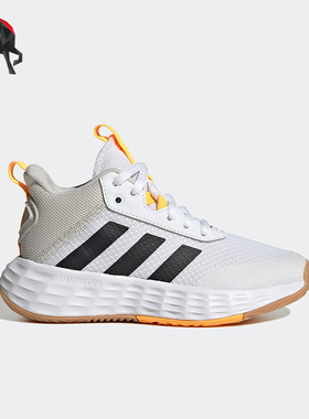 Adidas/阿迪达斯正品运动儿童轻便时尚系带透气休闲鞋H06418