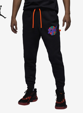 Nike/耐克正品JORDAN男子运动加绒休闲保暖束脚长裤FD2393