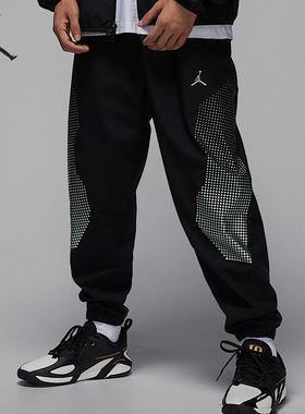 Nike/耐克正品JORDAN男士轻盈梭织运动热身耐穿长裤HF9891-011