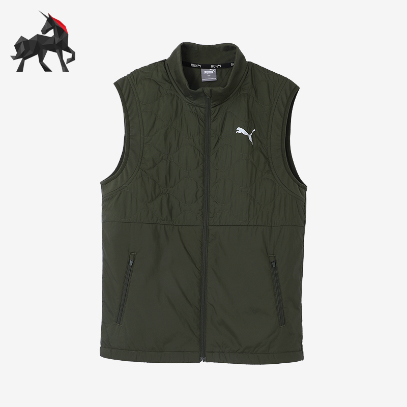 Puma/彪马正品新款男士运动保暖训练健身马甲524616-80