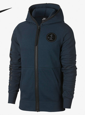 Nike/耐克官方正品男子舒适连帽拉链休闲运动夹克外套 AJ0785-454